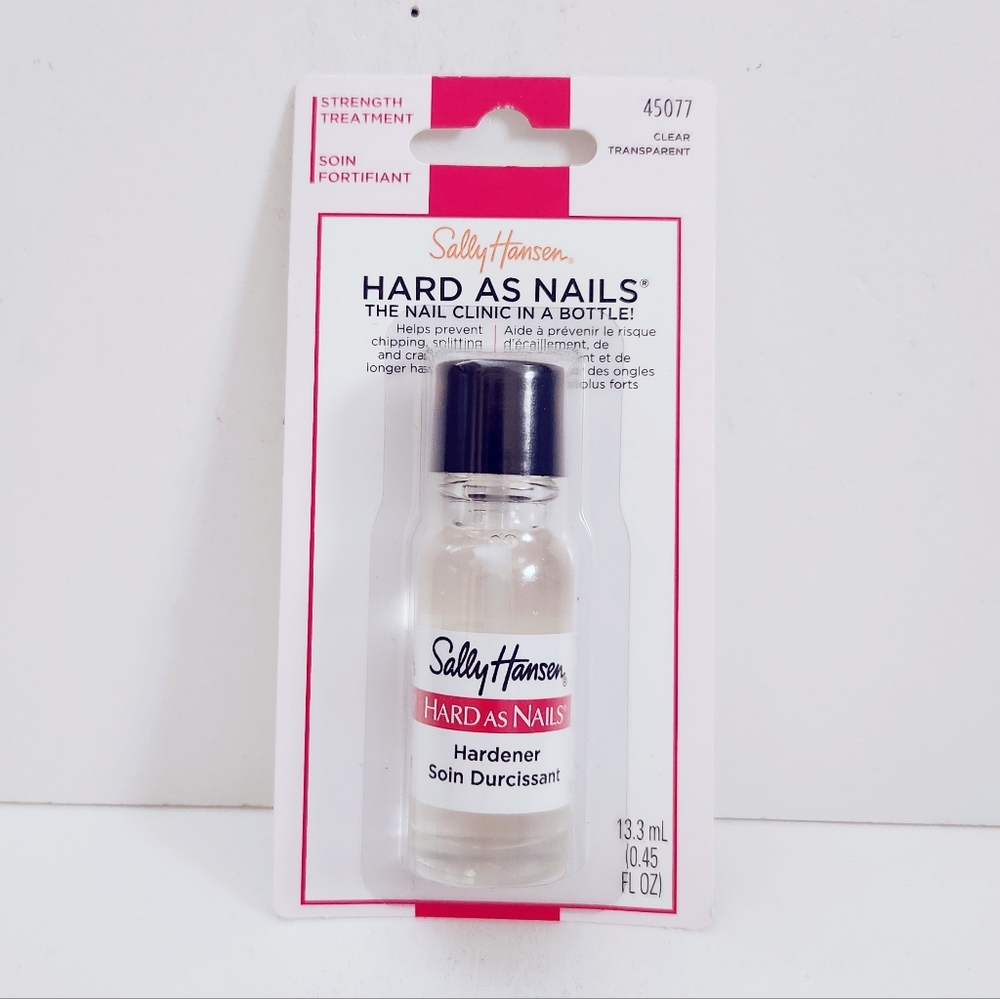 ⭐4/$15 Sally Hansen Hard as Nails Strengthening Treatment Clear